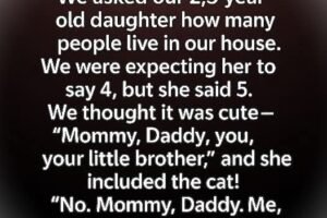 When My Daughter Counted a Stranger in Our Home