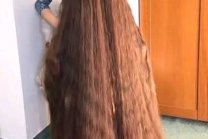 Despite her husband’s repeated requests, this woman hasn’t had a haircut in 25 years