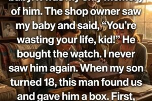 THE WATCH I SOLD TO FEED MY BABY CAME BACK EIGHTEEN YEARS LATER WITH A LIFE-CHANGING SECRET