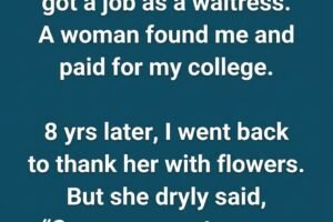 The Woman Who Loved Me From a Distance..