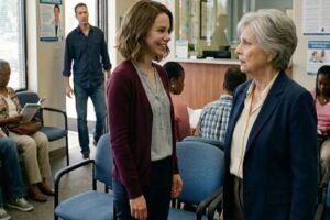 One year after my divorce, my ex-mother-in-law spotted me at the clinic with a smug grin. She told me her son made the right choice leaving me and was now raising a daughter with my former friend. I stayed calm, smiled, and said
