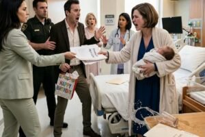 When I was about to give birth, my husband screamed at me to “stop being dramatic” and left for his mother’s birthday party. Two days later, he came home smiling—until what he saw made him collapse in fear…..