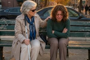My Husband Stranded Me at a Bus Stop With No Money Then a Blind Millionaire Took My Arm