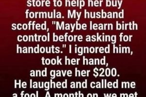 The Stranger in the Grocery Aisle: How a Split-Second Choice Changed Two Lives Forever