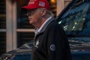 Late-Night Sighting: Trump Spotted With Mysterious Item