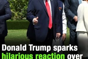Donald Trump sparks hilarious reaction over group photo with world leaders at G7 summit
