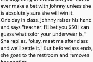 Little Johnny Outsmarts His Teacher in the Funniest Way
