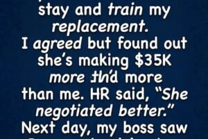 They Paid My Replacement K More—Then Asked Me to Save the Situation….