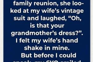 The Child Who Defended Her Mother at the Family Table..