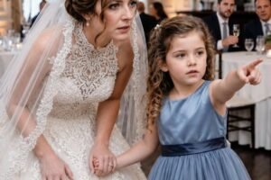 My 5-Year-Old Daughter Tugged My Wedding Dress and Whispered, “Mommy, New Daddy Did Something Bad” — Minutes Later, I Stopped the Wedding