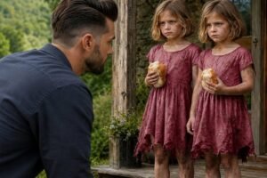 I drove to my late wife’s mountain house to say goodbye to the life we had lost. Instead, I found two abandoned twin girls standing on the porch,