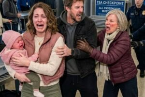 As we were about to board our flight, my stepmother suddenly breached the airport security checkpoint and tried to ki:dnap my baby right out of my arms.
