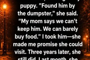 A Little Girl Saved a Puppy—But Three Years Later, She Gave Me Something I’ll Never Forget