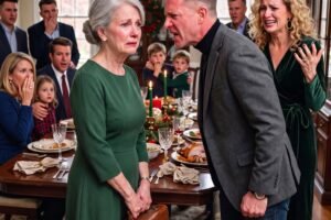 My son shouted in my face, “Pay the rent or disappear!” in front of twenty-two people at Christmas dinner, while my daughter-in-law mocked, “Let’s see how you survive!”