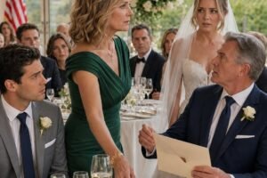 At my son’s wedding, his new wife smiled in front of her wealthy family and introduced me like i was someone they had to tolerate. “this is his mother,” she said. “she is not used to places like this.”