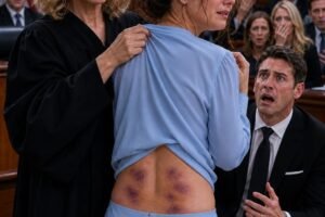 My daughter came home for a quiet visit, but when I stepped into her room and saw her changing, the marks across her back stopped my breath