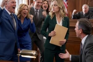 My father’s lawyer declared the will was clear and I would get nothing, but as my family clapped and the judge reached for his gavel, I opened my folder and said, “you forgot one thing”…