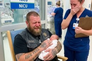 Why A Giant Tattooed Biker Sat In A NICU For Twelve Hours