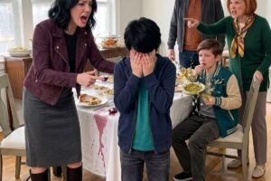 My son looked scared at Thanksgiving dinner and said his steak smelled strange, but my mother scolded him for being difficult. Then my nephew reached for the same steak, and my wife went pale with terror before screaming the words none of us would ever forget: “No! Don’t eat that!”