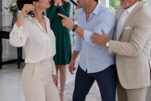 My father-in-law came to see the house my parents bought for me, but when my husband started giving rooms to his family and demanded the keys, one sentence made his dad go pale…