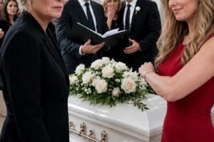 At my daughter’s funeral, my son-in-law’s mistress approached me, put on my daughter’s bracelet, and whispered, “I’ve won.”