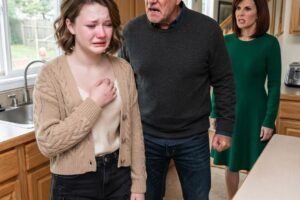 I tried to hide that something was wrong, but my grandfather noticed. In tears, I told him the truth about my stepmother. “Pack your things,” he said. “You’re staying with me. Tomorrow, we’ll handle this properly.”