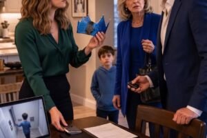 My niece deliberately set off the alarm during my son’s indoor trampoline birthday party, forcing 18 families outside. Then she smiled and said, “Dad promised me a PS5 if your son’s party was ruined.”