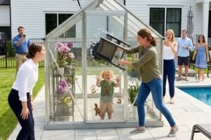 Mother Destroys Luxury Greenhouse To Rescue Her Toddler From Family Party