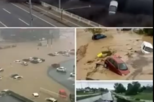 9.1 magnitude earthquake also causes a large Tidal in the city
