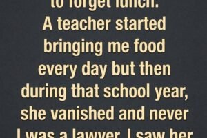 My Teacher Fed Me When I Was Poor—10 Years Later, I Became Her Lawyer