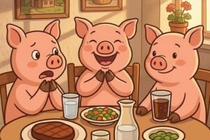 A Lighthearted Twist on the Classic Three Little Pigs Story