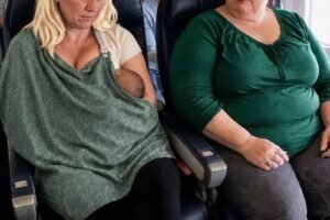 I Was Breastfeeding My 5-Month-Old Baby When the Woman Sitting Next to Me on the Plane Said, ‘Lock Yourself in the Toilet’ – Then My Older Daughter Put Her in Her Place