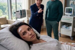 “You deserved it,” my husband texted after a confrontation with his mother left me in a hospital bed. They thought I would stay quiet… that I had nowhere to go and nothing I could do. The next morning,