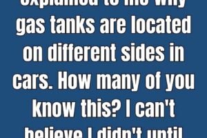 Why are Gas Tanks Located on Different Sides in Various Cars?