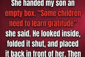 My 7-Year-Old Son Taught Grandma a Lesson She’ll Never Forget..