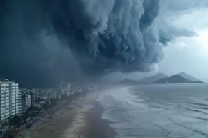 Urgent! Now a severe thunderstorm is moving to the cities of… See more