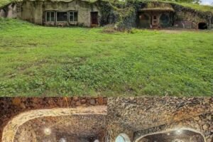 This Illinois Earth Home Features Stone Arches, Round Windows, and Rustic Charm