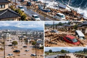 Powerful Earthquake Triggers Tsunami Sending Waves Into Coastal Areas
