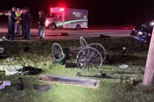 Amish buggy and Jeep collide in Berne, father airlifted to hospital, children injured